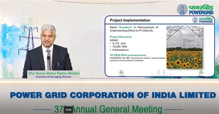 POWERGRID convenes 37th Annual General Meeting